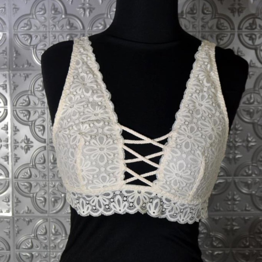 Victoria's Secret Lace Bra Bralette Longline